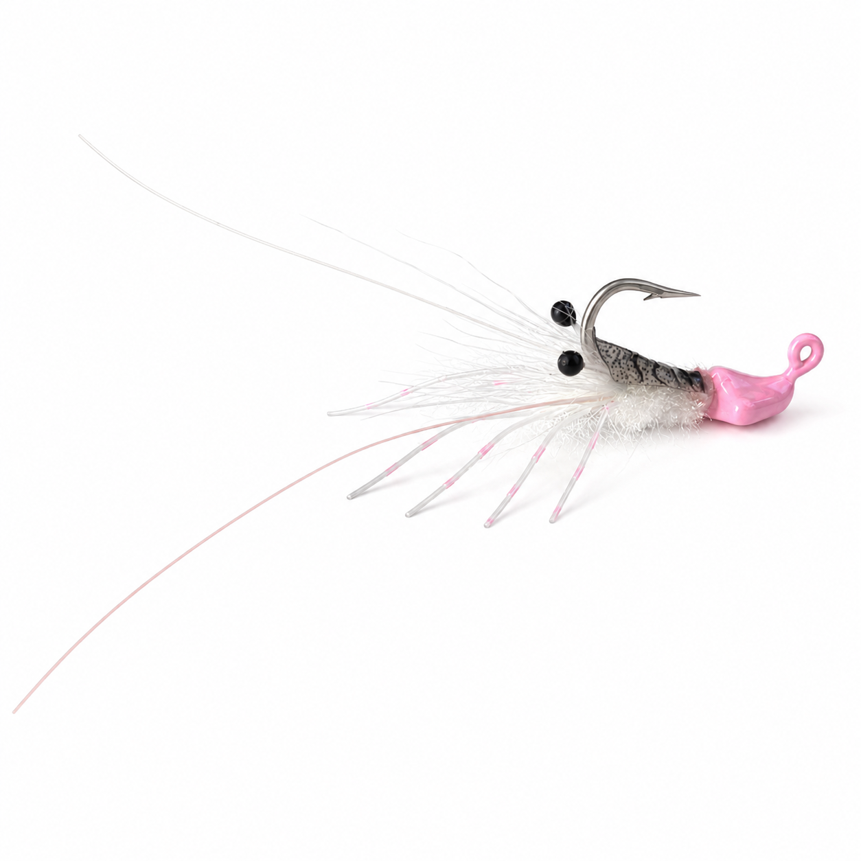 Hand-Tied Jig Pink/White